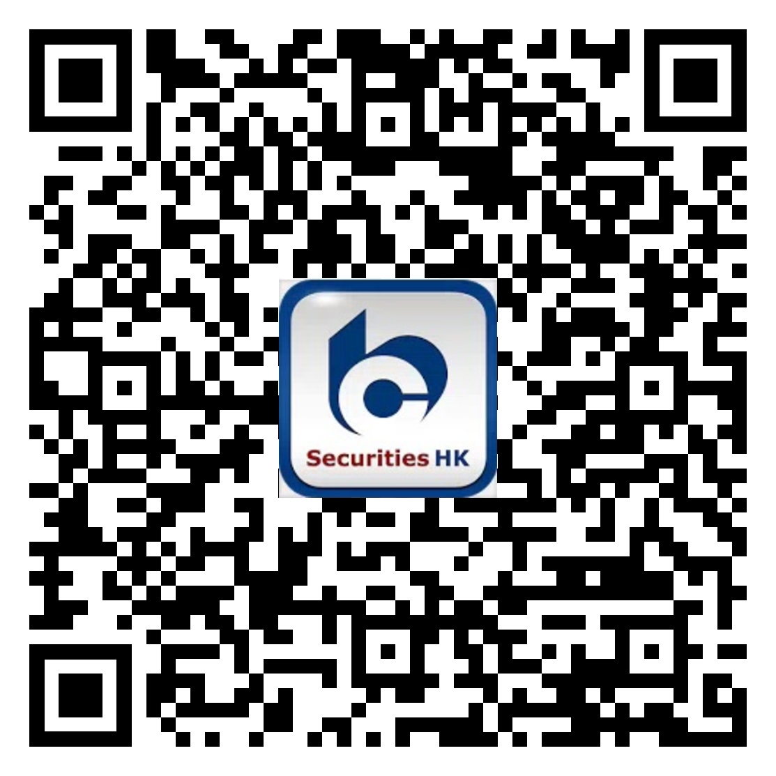 qr code for downloading securities mobile application in play store